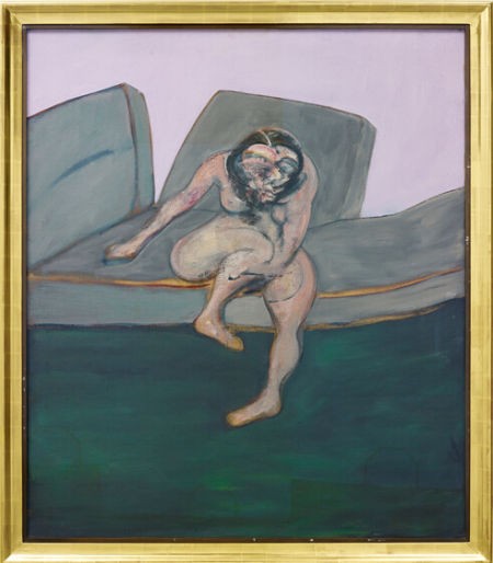 纽约菲利普斯拍卖行：弗朗西斯·培根佳作《坐着的女人》