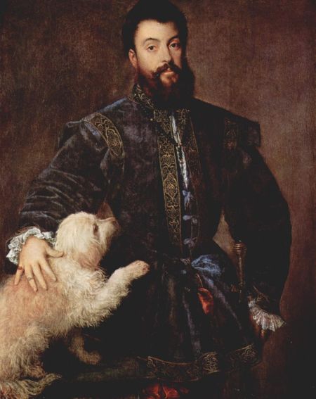 《Portrait of Federico II Gonzaga》，Titian