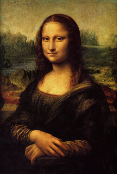 ▲ 《蒙娜丽莎》，Leonardo da Vinci