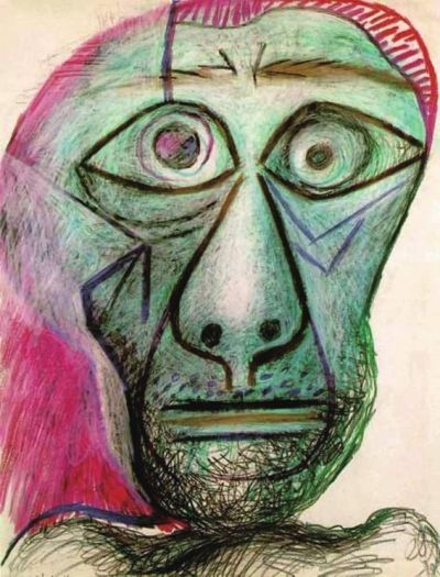 毕加索最后一幅自画像作于1972年