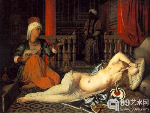 (法) 让·奥古斯特·多米尼克·安格尔 1839年 72cm x 100cm 布 油彩 哈佛大学 福格艺术博物馆藏