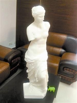 3D打印的《维纳斯》雕塑。