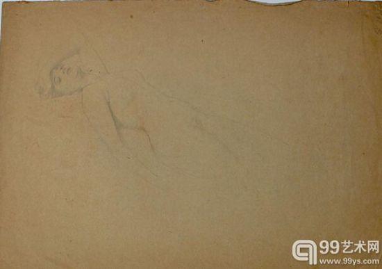 新发现的古斯塔夫•克里姆特画作背面