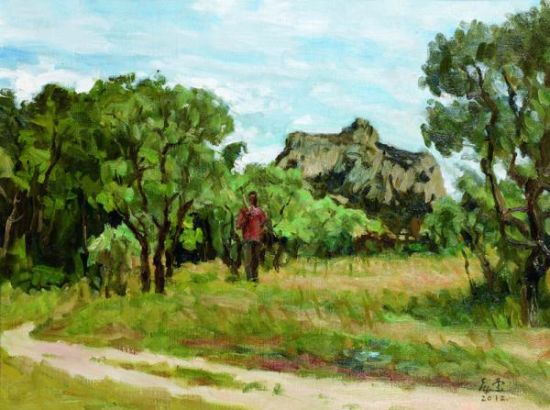 杨飞云  法国南部  布面油画