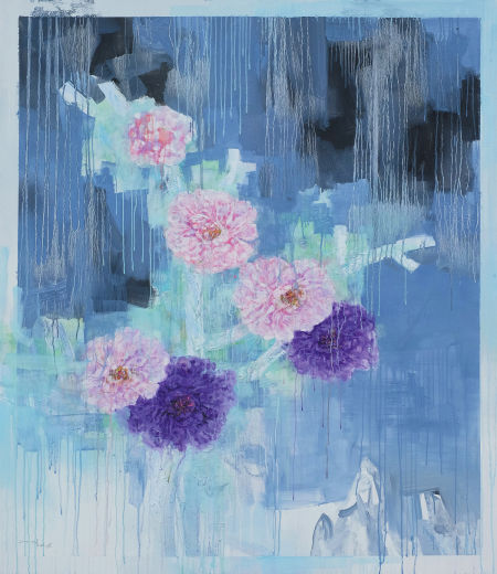 花语 Flower Speak_148cmx128cm_布面油画 Oil on Canvas 2014-