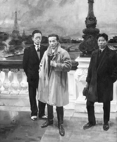 　儿女情长（中国画） 　　陈治 武欣（天津） 金奖 　　获奖评语·既工且美真实感人 　　《儿女情长》是当今和谐盛世一幅温馨动人、家和情深的风情画。这是一个普通家庭的普通场景，女儿带着女婿和外孙女回家，女儿?