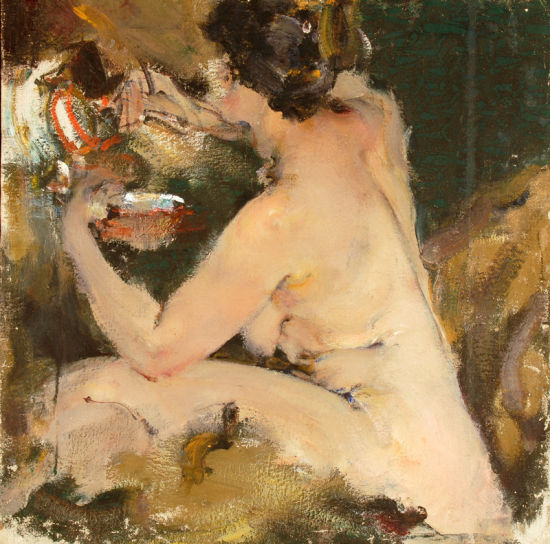 《模特》1910年--布面油画--52