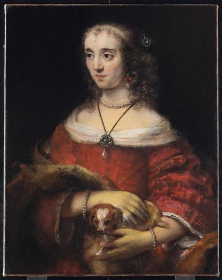 《抱哈巴狗的贵妇》1662-65