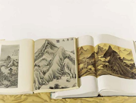 《董其昌三重奏》布面油画 101×76cm 1998年