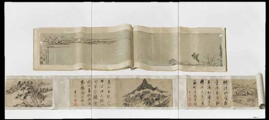 《画册与真迹》 布面油画 228×101cm 2014年