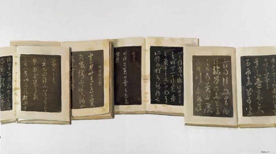 《黑白的阵营》 布面油画 138×92cm 2014年