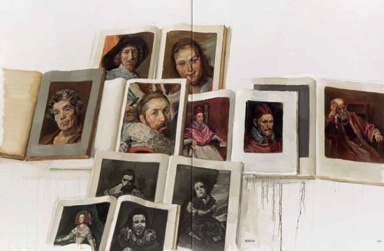 《巴洛克群像之一》 布面油画 152×101 cm 2014年