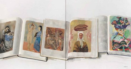 《连篇毕加索》 布面油画 152×101cm 2014年