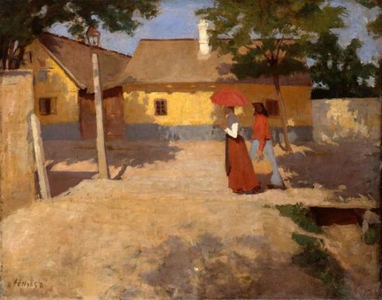 Fenyes Adolf作品《小镇的早晨》