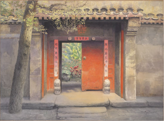 黄有维 紫气东来 82cmx112.5cm