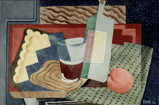 Naturaleza muerta -bodegón con vaso y botella- LR