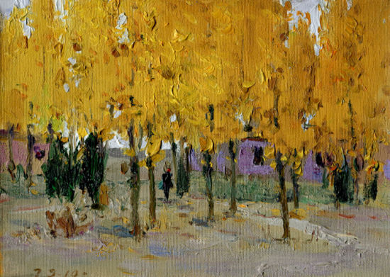 《金秋》 1979年 17.5×24.5cm