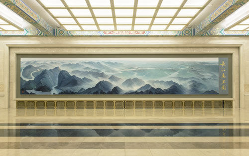 长江万里图壁画