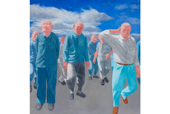 加了“保护罩”的萧宏墓前东辟邪石刻