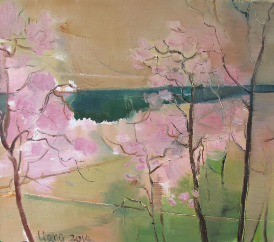 太行山石 板岩之三 70×80CM 布面油彩 2014