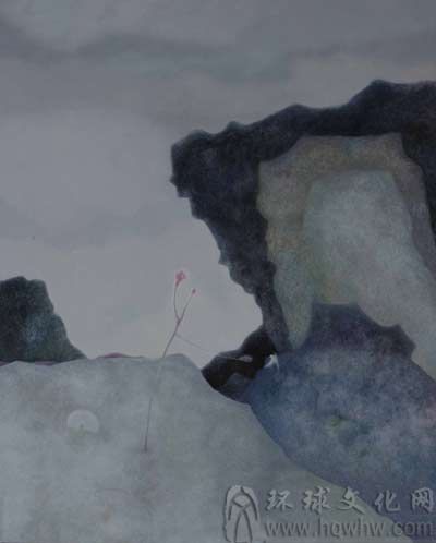 天境系列之无界NO.8 尺寸：120cmX150cm 亚麻布面油彩