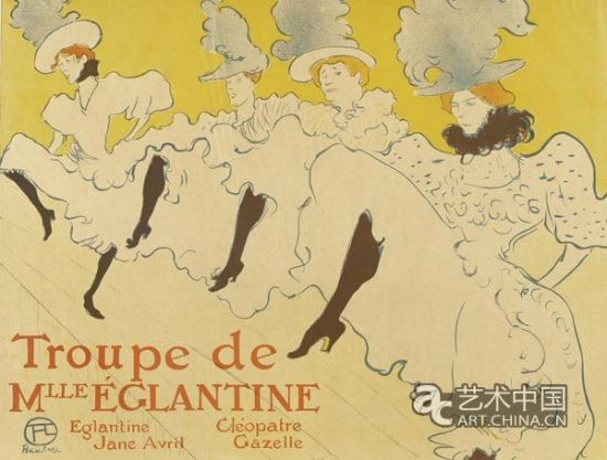 劳特雷克为红磨坊创作的海报