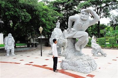 儋州八一总场推出系列雕像群 提升人文内涵获游客赞