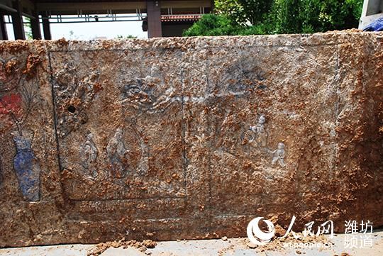 青州市博物馆新征集一批清代画像石墓构件