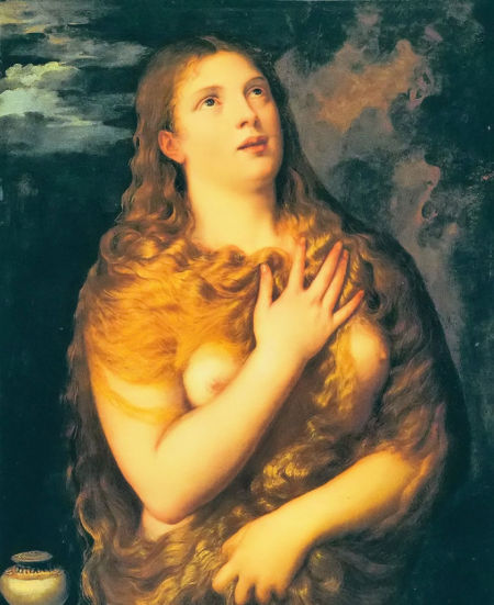 维纳斯对镜-委拉斯贵支，现存英国伦敦国家画廊