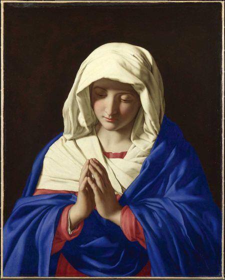 萨索费拉托，《祈祷的圣母》，1640-1650年作