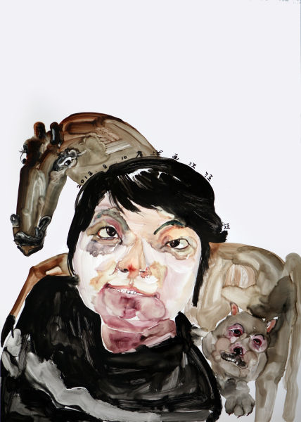 詹洋 《渴望春天》55x80cm 纸本油画2014