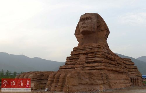 这是5月16日拍摄的石家庄“狮身人面像”。新华社记者王晓 摄 