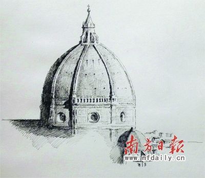 百花圣母教堂的大穹顶