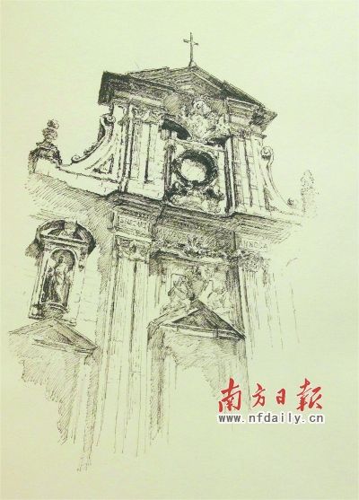 建筑素描