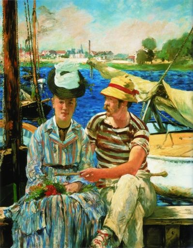 阿让特伊的划船者（油画） 1874年 马奈