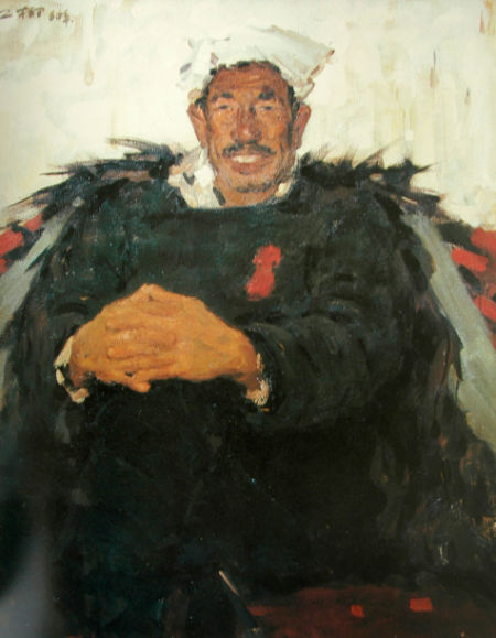 罗工柳 延安人 1960年 麻布油彩