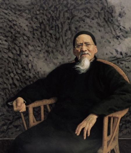 靳尚谊 晚年黄宾虹 1996年 115X99cm