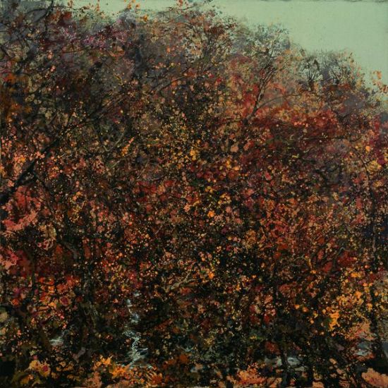 《野湍》 油彩 画布，120x120cm