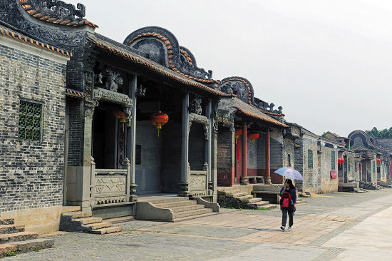 广州的国宝村一景