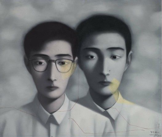 张晓刚《血缘-大家庭：同志》