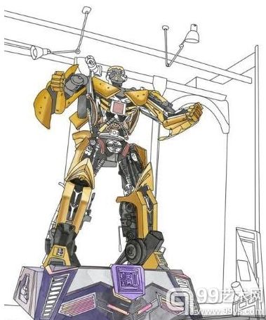 金属雕塑艺术为什么都做成变形金刚