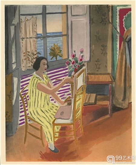 马蒂斯作品《上午时段》（La Seance du Matin）