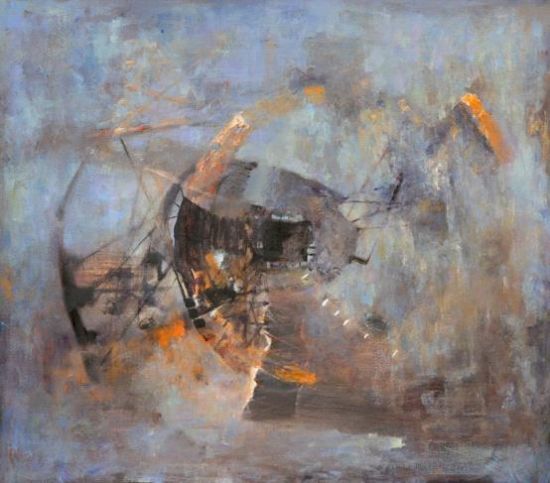 切割No.1   2013  布面油彩  80×90cm