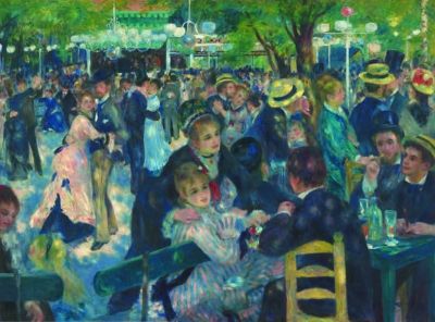 煎饼磨坊的舞会（布面油画） 131×175厘米 1876年 奥古斯特·雷诺阿
