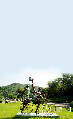  章华《天伦之乐》青铜铸造