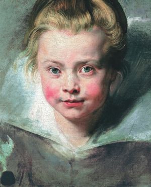 鲁本斯油画《克拉拉·赛琳娜·鲁本斯的肖像》