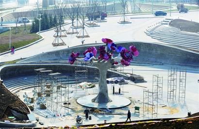 世园会将设26座景观雕塑市花耐冬高10米