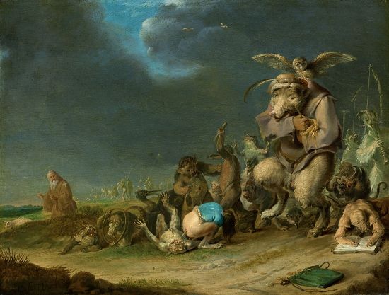 《圣安东尼的诱惑》 康纳利斯·萨夫特莱文