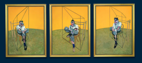 2.	英国画家弗朗西斯•培根的《弗洛伊德肖像画习作》