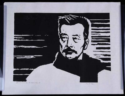 版画代表作“鲁迅像”